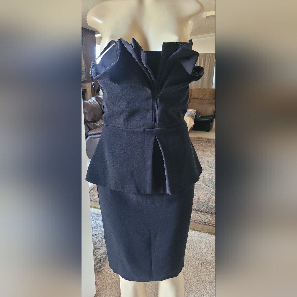 Joseph Ribkoff Black Backless Dress